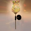 Devansh Metal Electric Wall Light in Black Colour with Multi Shade Count of 1 Light