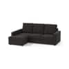Apollo Sofa (Colour : Graphite Grey, Cushion : Hard, Back Type : High Back, Seating Capacity : Left Aligned 2 Seater + Left Aligned Chaise)