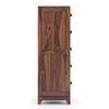 Magellan Solid Wood Chest of 5 Drawers in Teak Finish