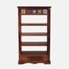 Rangrez Sheesham Wood Bookshelf in Honey Oak Finish