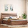 Rodrigues King Size Box Storage Bed In Sheesham Paper Finish