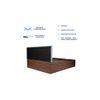 Viveka Bed With Premium Leatherette Fabric And Box Storage Queen Bed