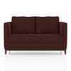 Florence Premium 2 Seater Fabric Sofa in Deep Crimson Velvet Colour
