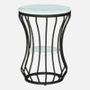 Metalwring Metal Side Table in Black Colour