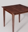 Old Ham Solid Wood 6 Seater Dining Table in Dark Brown Finish