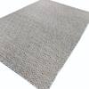 Jaipur Rugs Soft Striped Wool Viscose Dhurrie Rug White 6x9 ft