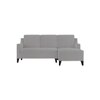 Right Aligned 2 Seater Right Aligned Chaise Light Grey Sofa Cover