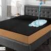 Premium Jacquard Polyester Waterproof Mattress Protector for Single Size In Black Colour 78x36