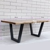 Ran Solid Wood 6 Seater Dining Table in Mango Natural Finish