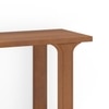 Kozo Small Solid wood Wall Shelf In Amber Walnut