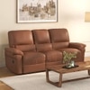 Bernice Three Seater Recliner in Tan Colour