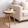 Grove Solid Wood Side Table in Forest Green Finish
