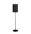 Montgomery Black Cotton Shade Floor Lamp