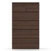 Bocado Tall Engineered Wood Chest of 6 Drawers in Columbian Walnut Finish