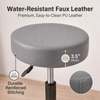 Zen Solid Wood Bar Stool (Olive Leatherette Colour)