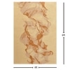 Presto Gold Abstract Hand Tufted Wool Carpet 4X6 Feet