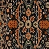 Multicolor Traditional Machine Made Polyester 4 X 6 Feet Carpet