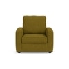 Apollo High Back 1 Seater Fabric Sofa in Olive Green Colour