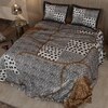 Stoa Paris Super King Size Enriched Cotton Bedsheet with 2 Pillow Covers  Size Primal Elegance