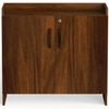 Brooklyn Engineered Wood Shoe Cabinet with Brown Maple finish