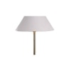 Grey cotton with Metal Gold Table Lamp