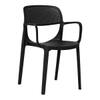 Kepler Brooks Vola Cafeteria Dining Chair in Black Colour