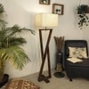 Chloe Beige Jute Floor Lamp with Beige Jute Base