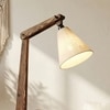 Hubert Beige Jute Floor Lamp with Beige Jute Base