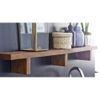 WOODENMOOD Rectangular Wall Rack