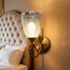 Eliante Modern Wall Lights Mild Steel & Glass Material Antique & Smoke Finish