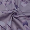 Stoa Paris Super King Size Cotton Bedsheet with 2 Pillow Covers  Size Wisteria Shade Violet