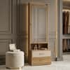 Grace Engineered Wood Dressing Table in Sebastain Oak