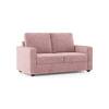 Apollo High Back 2 Seater Fabric Sofa in Desert Rose Colour