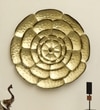 F-Flower Abstract Metal Wall Decor in Multicolor Set of 1