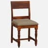 Rangrez Sheesham Wood 6 Seater Dining Set in Honey Oak Finish with Cushioned Chairs
