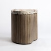 Norweg Solid Wood Coffee Table In Dark Walnut Finish
