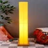 Jacques Yellow Cotton Shade Floor Lamp