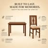 Globally Indian Ananta Solid Sheesham Wood 6 Seater Dining Table Set 6 Chairs Beige