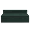 Marteen 3 Seater Velvet Pull Out Sofa Cum Bed in Green Color With Storage