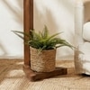 Charles Beige Jute Floor Lamp with Beige Jute Base