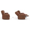 Bernice Three Seater Recliner in Tan Colour