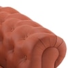 Winchester 1 Seater Leatherette Sofa in Tan Colour