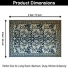 Luxe Home Polyester Persian Carpet – (4x6 Feet, Multicolor, TPR)