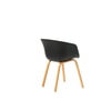 Kepler Brooks Modena Cafeteria Dining Chair in Black Colour