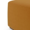 Tetra Ottoman In Mustard Fabric