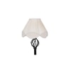 Arniela Black Cotton Shade Floor Lamp