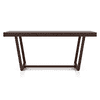 Caprica 6 Seater Dining Table In Mango Walnut Finish