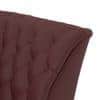 Weston 3 Seater Premium Italian Leather Sofa In Bordeaux