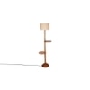 Hillary White Cotton Shade Floor Lamp