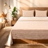 Girnar 1 Double Bedcover with Brown colour